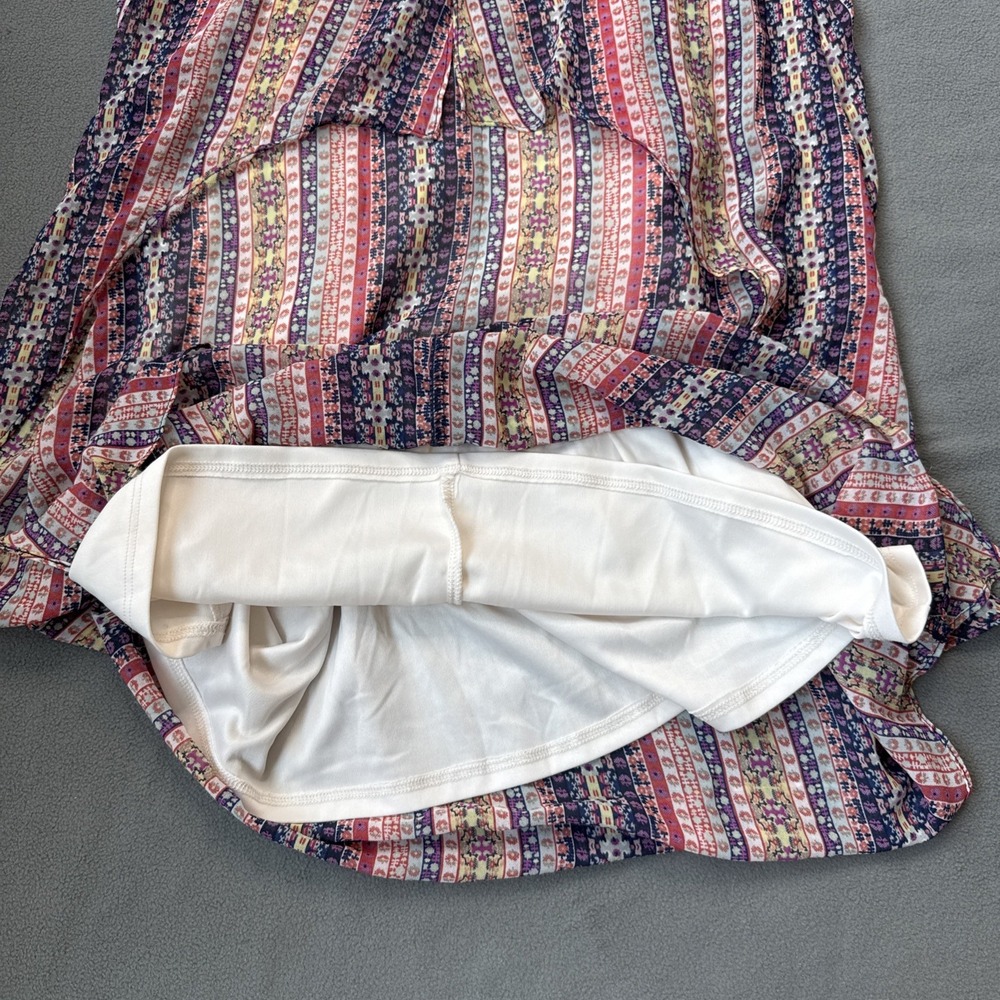 BCBG MAXAZRIA Dress Womens XS Spaghetti Criss Cross Strap Cocktail Mini Boho Y2K - Picture 13 of 16